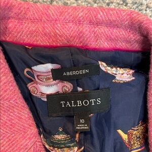 Talbots Vibrant Pink Women's Blazer